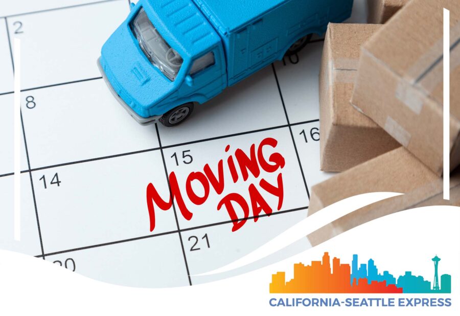 moving day California-Seattle Express logo