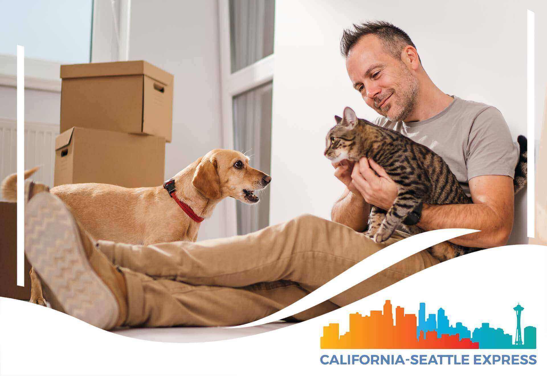 Moving with pets California-Seattle Express Logo
