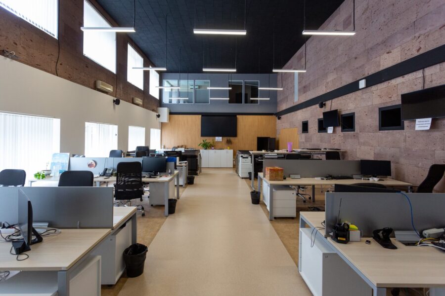 Modernly designed office space